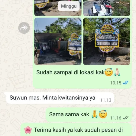 Pengiriman Papan Bunga Duka Nglongsor Tugu